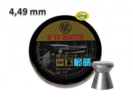 RWS Pallini R10 MATCH cal.4,49mm 0,45g