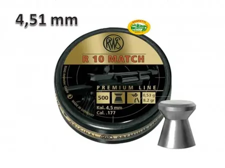 RWS Pallini R10 MATCH cal. 4,51mm 0,53g