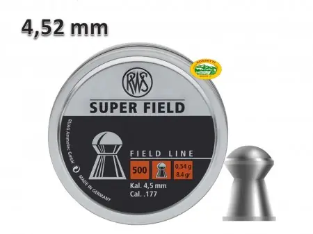 RWS Pallini SUPER FIELD cal.4,52mm 0,54gr