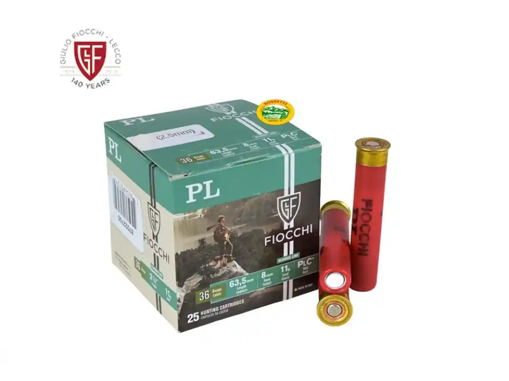 FIOCCHI cartucce PL36 cal.36 11gr. pb.11