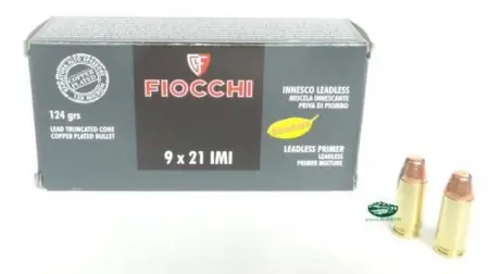 FIOCCHI Munizioni cal. 9x21 - 124gr - TCCP - TOP TARGET