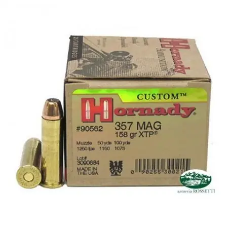 HORNADY munizioni cal.357mag. XTP158gr 90562