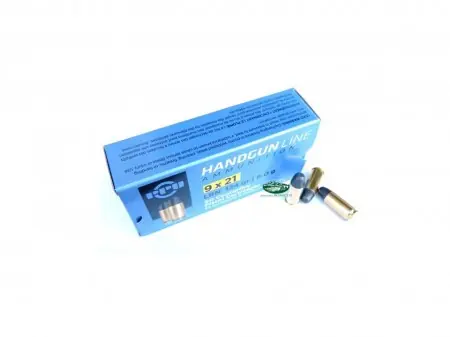 PRVI PARTIZAN CAL.9X21 LRN Palla piombo 124 GR.