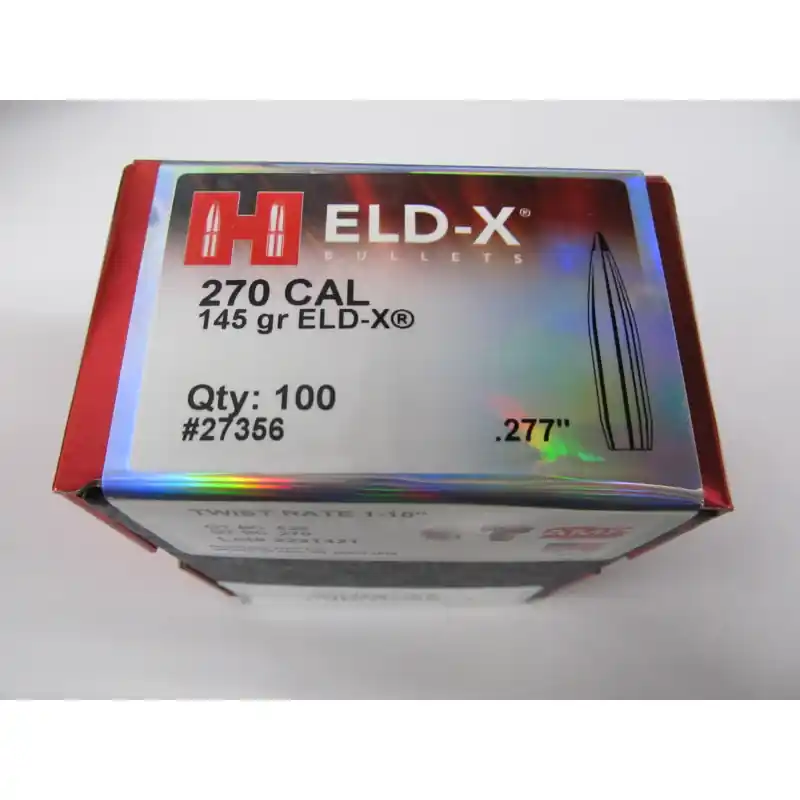 HORNADY PALLE CAL270 GR 145 ELD-X