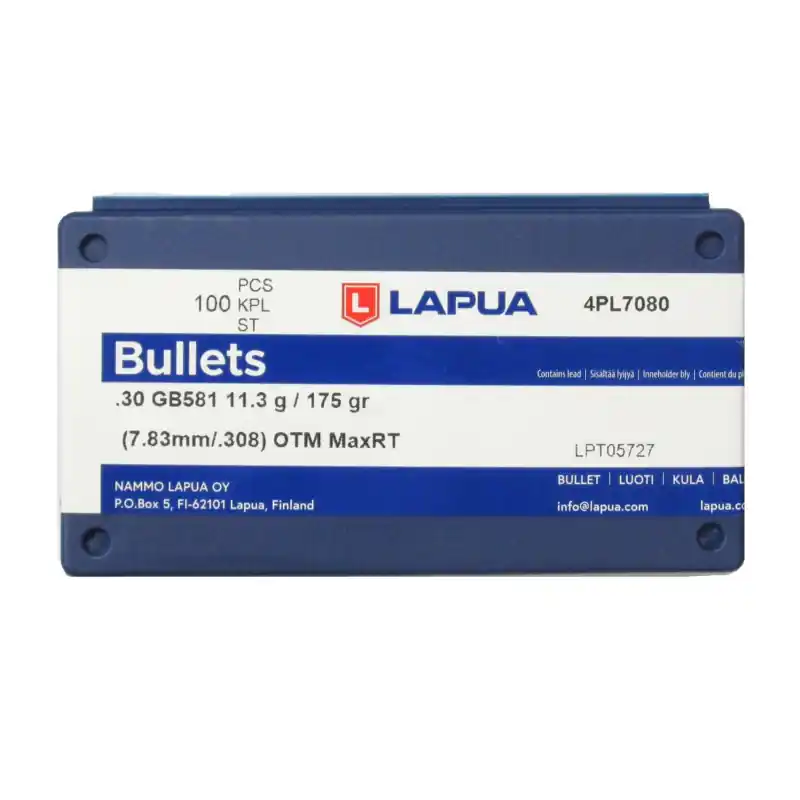 LAPUA PALLE CAL30 175GR OTM MAXRT