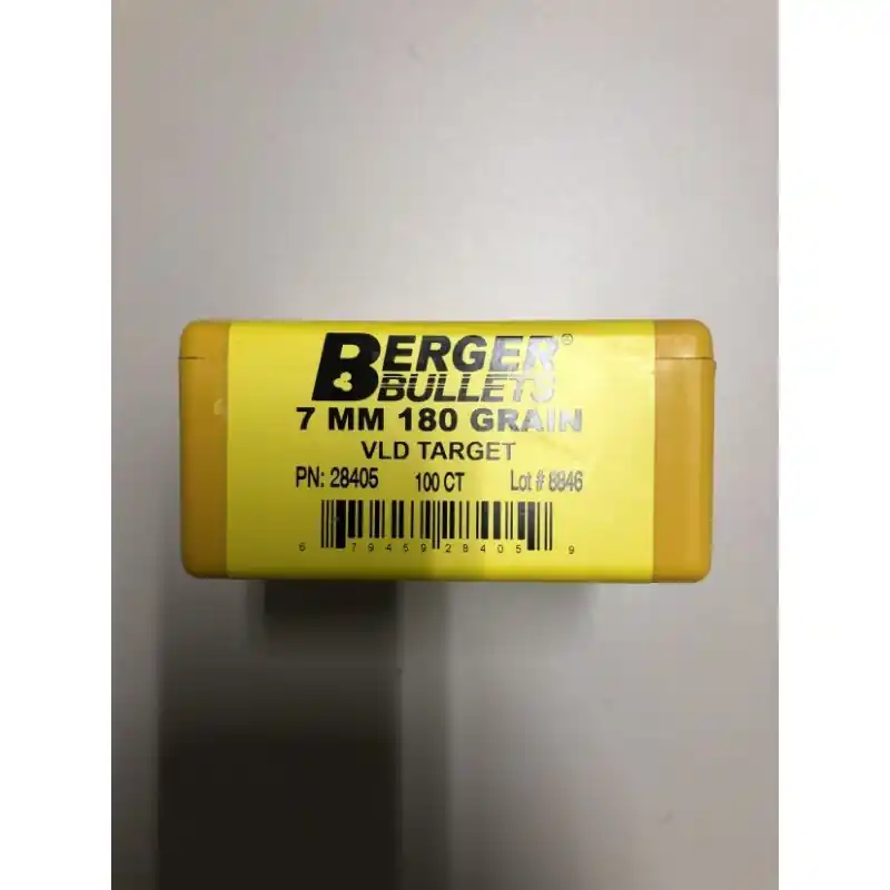 BERGER PALLE C 7MM GR180 VLD TARGET