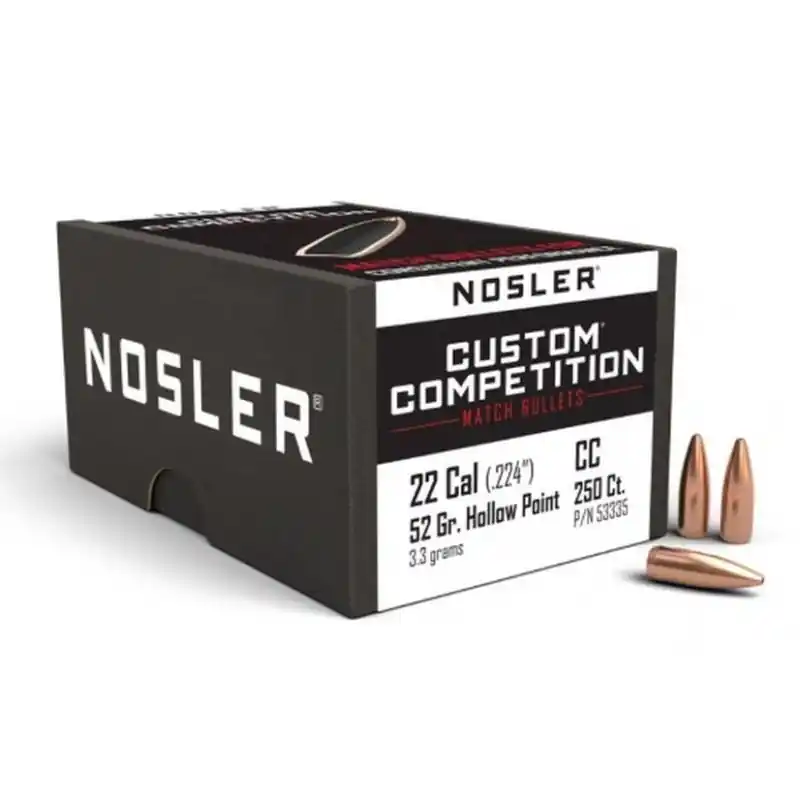 NOSLER C22 GR 52 HPBT QT 250PZ