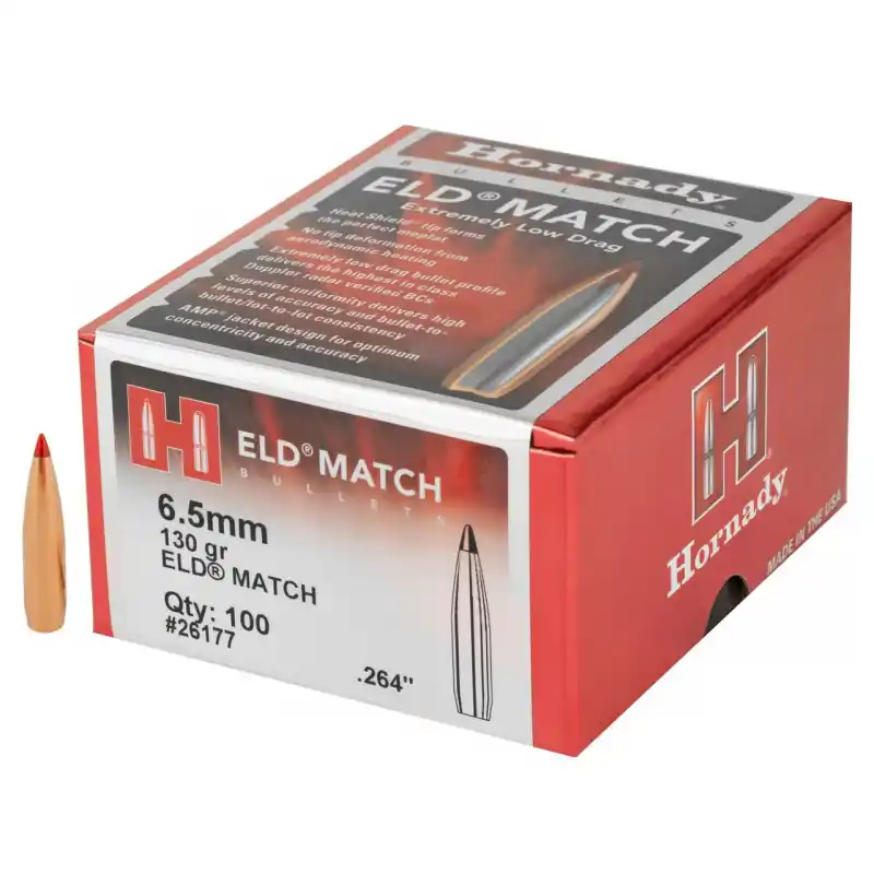 HORNADY PALLE 6,5 MM ELD M GR 130