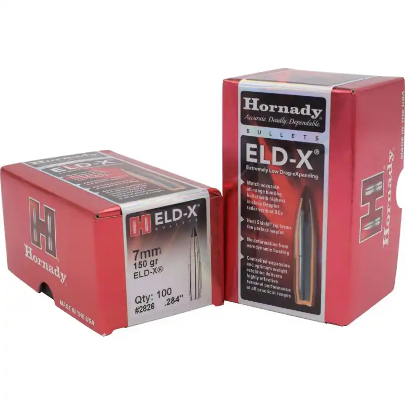 HORNADY PALLE 7MM ELD-X 150GR
