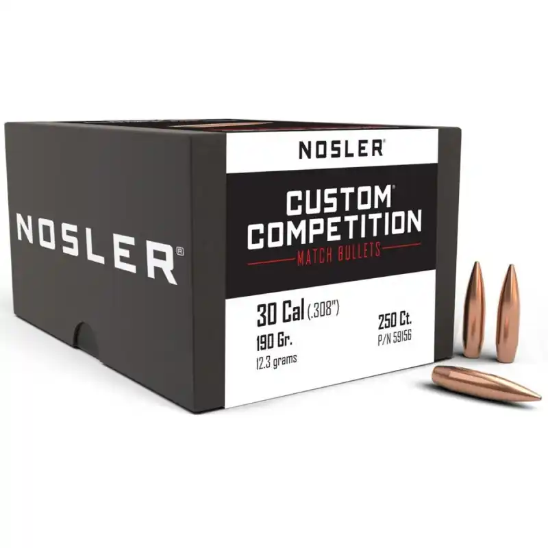 NOSLER PALLE CAL30 190 GR HPBT