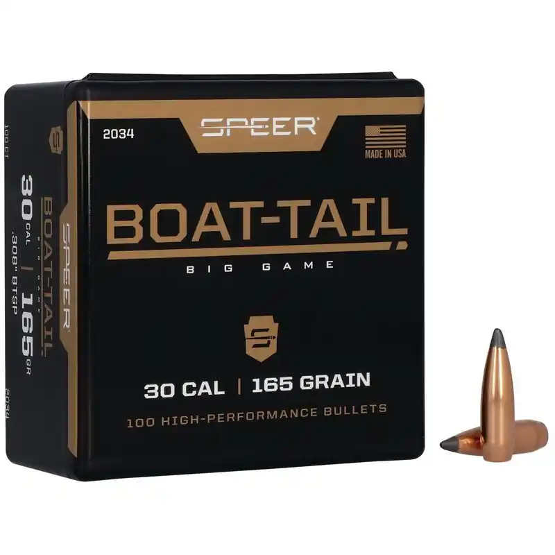 SPEER PALLE CAL 308 165GR BOAT TAIL