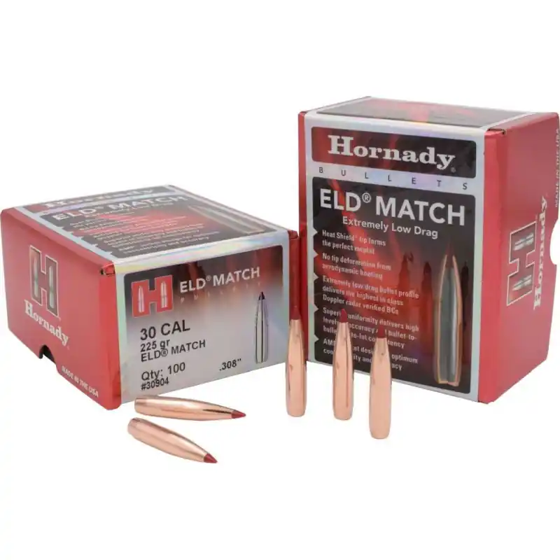 HORNADY PALLE CAL30 ELD MATCH 225GR