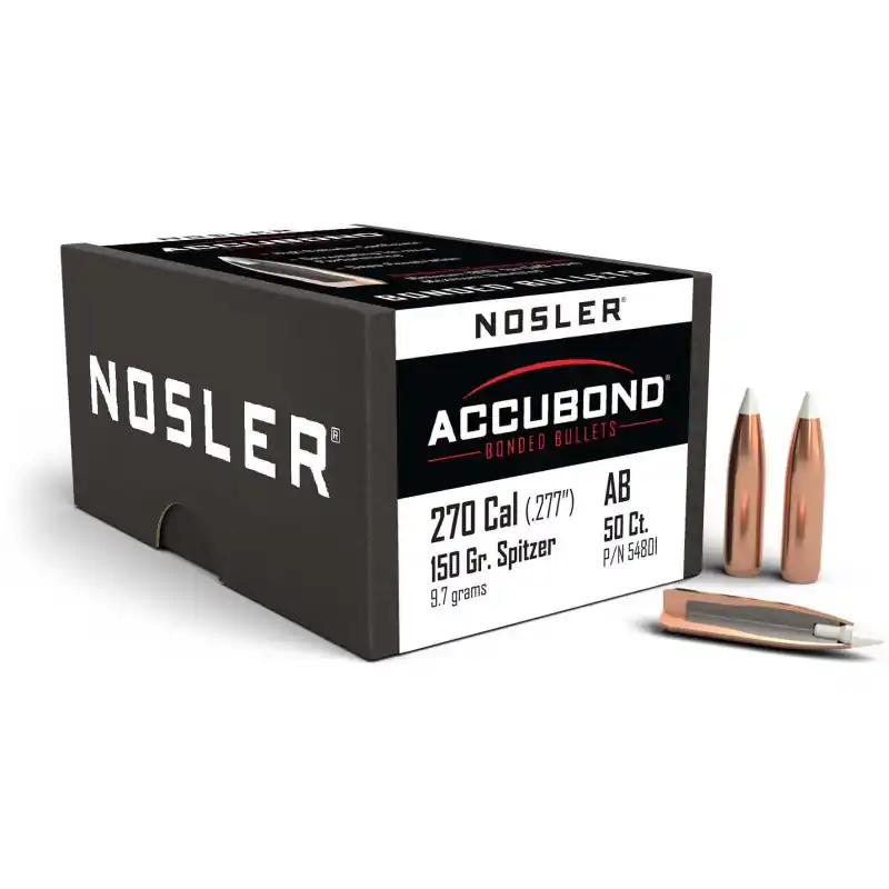 NOSLER ACCUBOND PALLE 270 GR 150