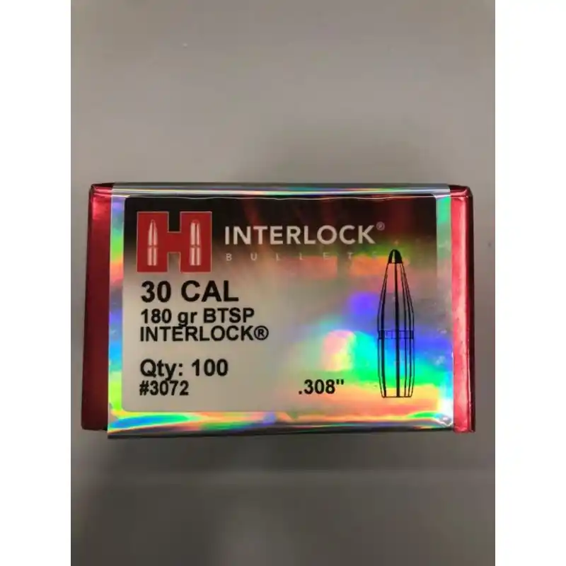 HORNADY PALLE CAL30 GR 180 BTSP