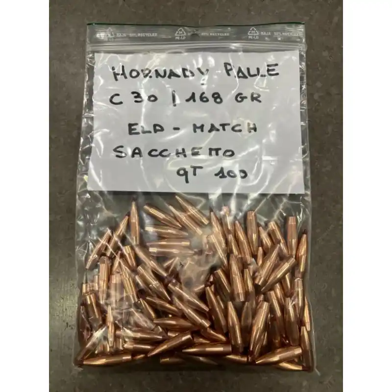 HORNADY PALLE CAL30 ELD M 168 GR