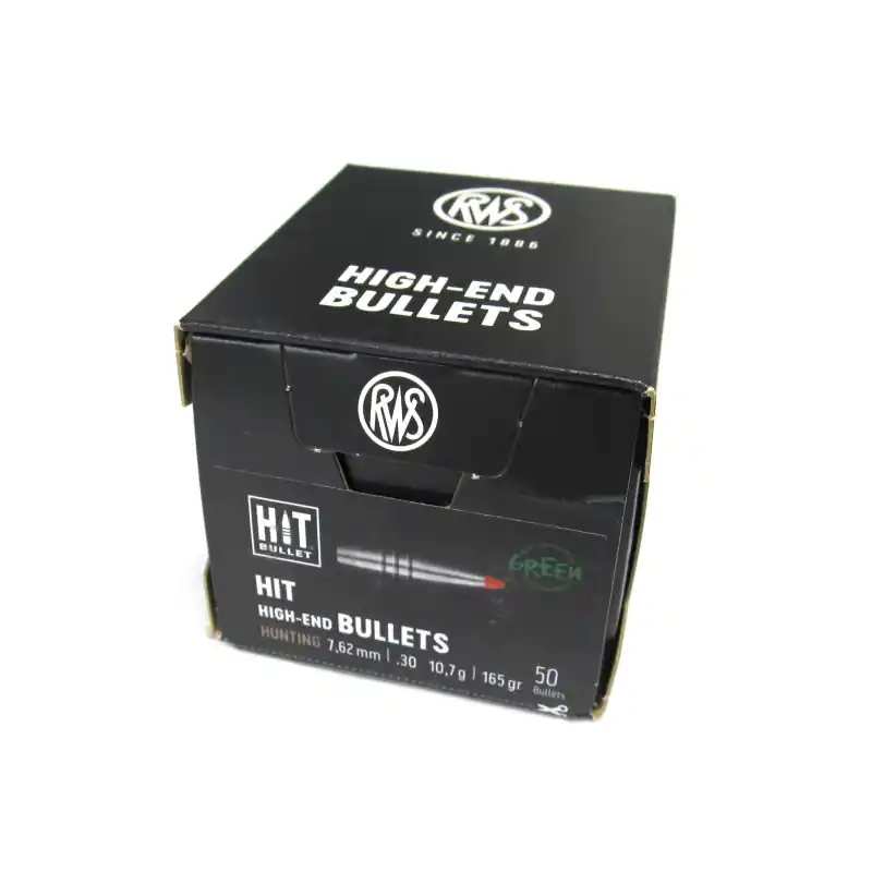 RWS PALLE CAL 30 GR165 HIT HIGH END