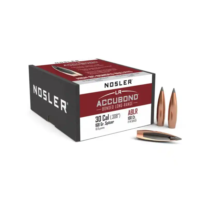 NOSLER ACCUBOND PALLE CAL30 GR168