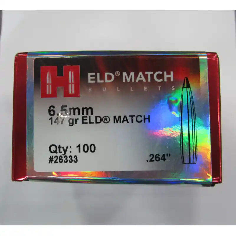 HORNADY PALLE 6,5 MM ELD M GR147