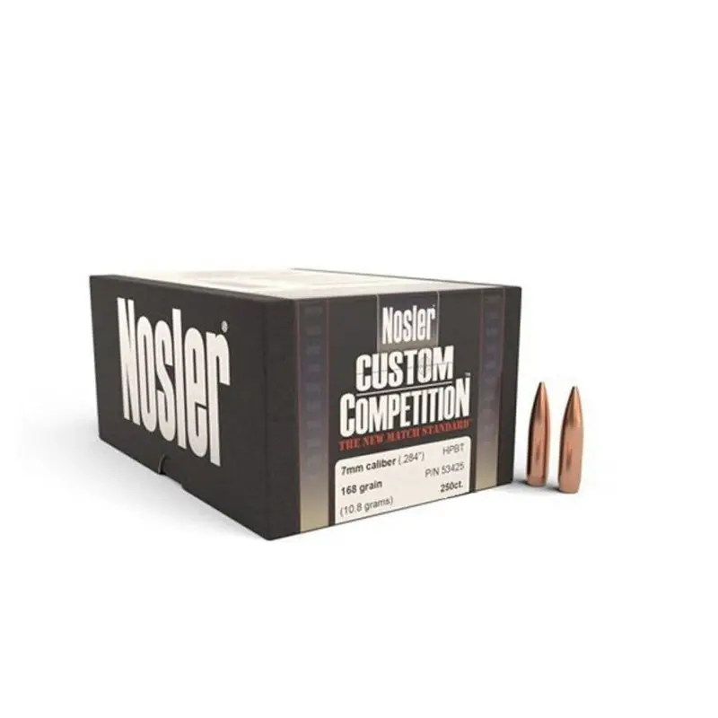 NOSLER 7MM GR 168 HPBT QT 250