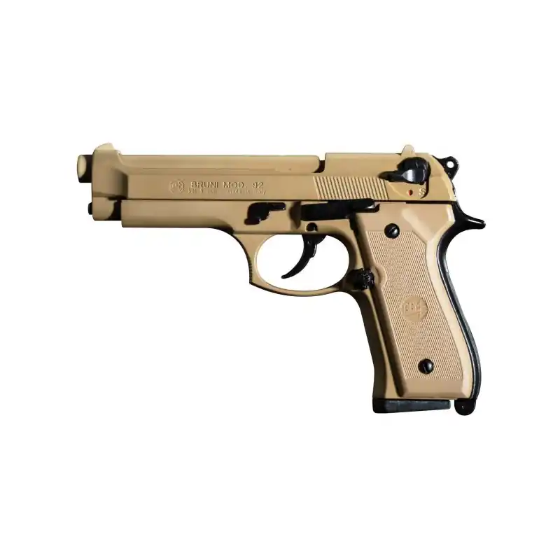 BRUNI BERETTA 92 TAN CAL 9PAK