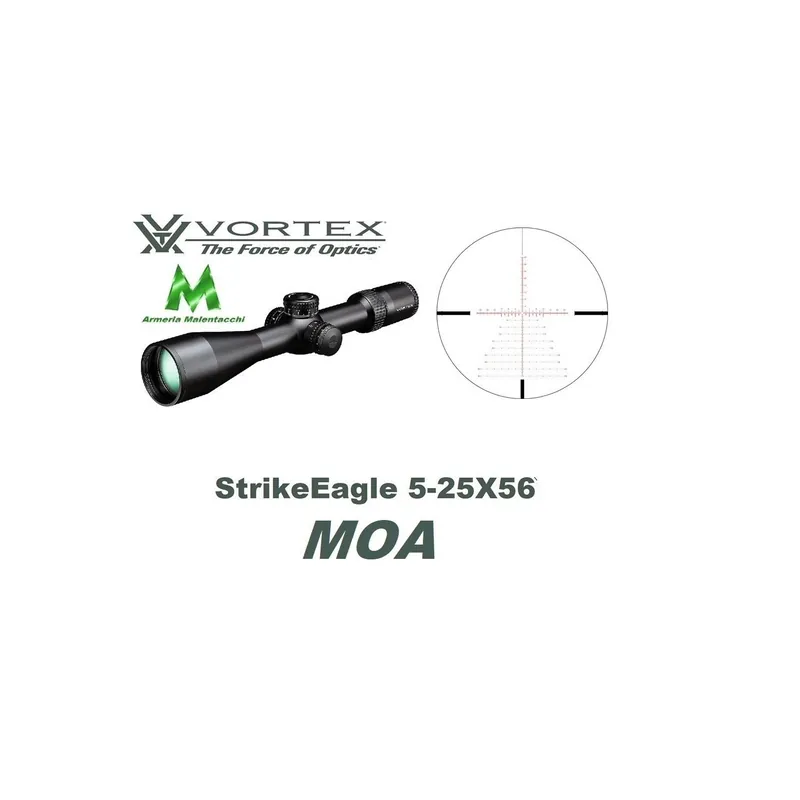 Vortex Strike Eagle MOA 5-25x56 FFP Tubo 34mm