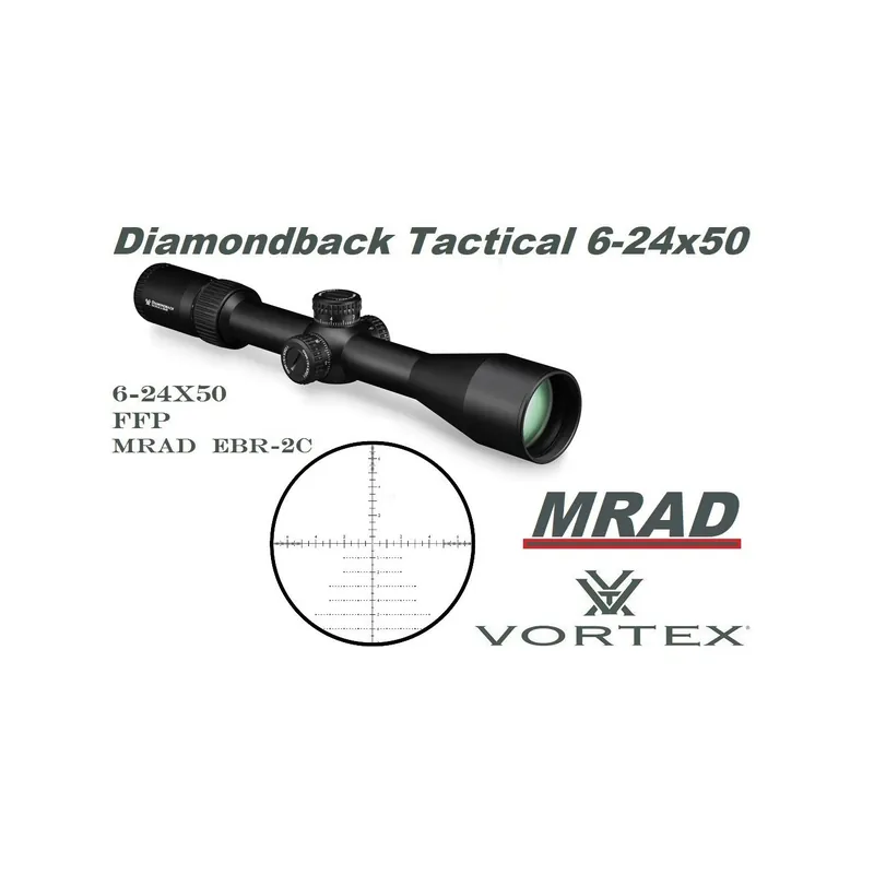 Vortex Diamondback Tactical 6-24x50 MRAD EBR-2C