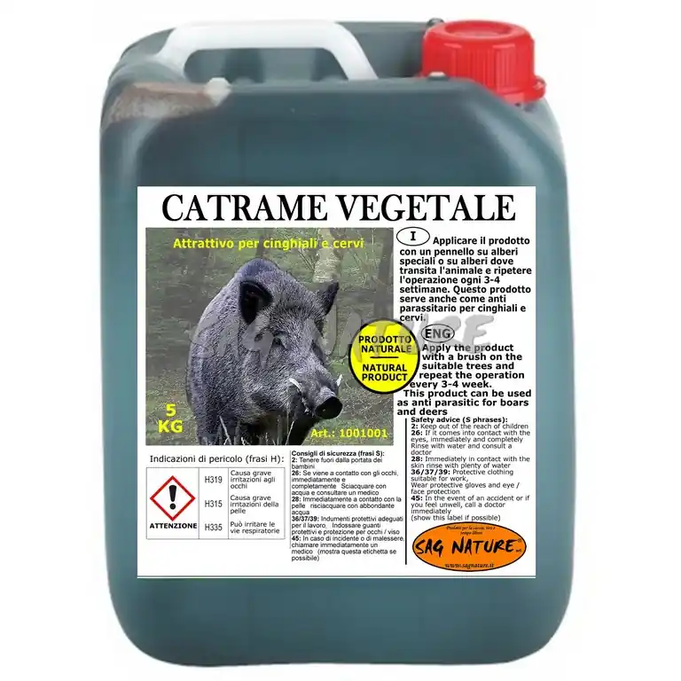 Catrame vegetale attrattivo per Cinghiali 5LT.