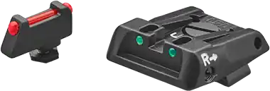 LPA Set Tacca di Mira Regolabile e Mirino in Fibra Ottica Glock