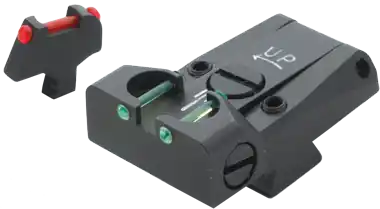 LPA Set Tacca di Mira Regolabile e Mirino in Fibra Ottica Colt 1911