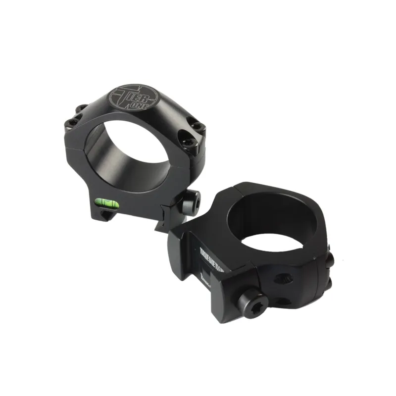 Tier-One Anelli Dovetail 17mm. diametro 30mm Medi con livella