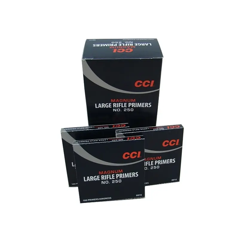 Inneschi CCI Large Rifle Magnum 250 conf. 100 pz.