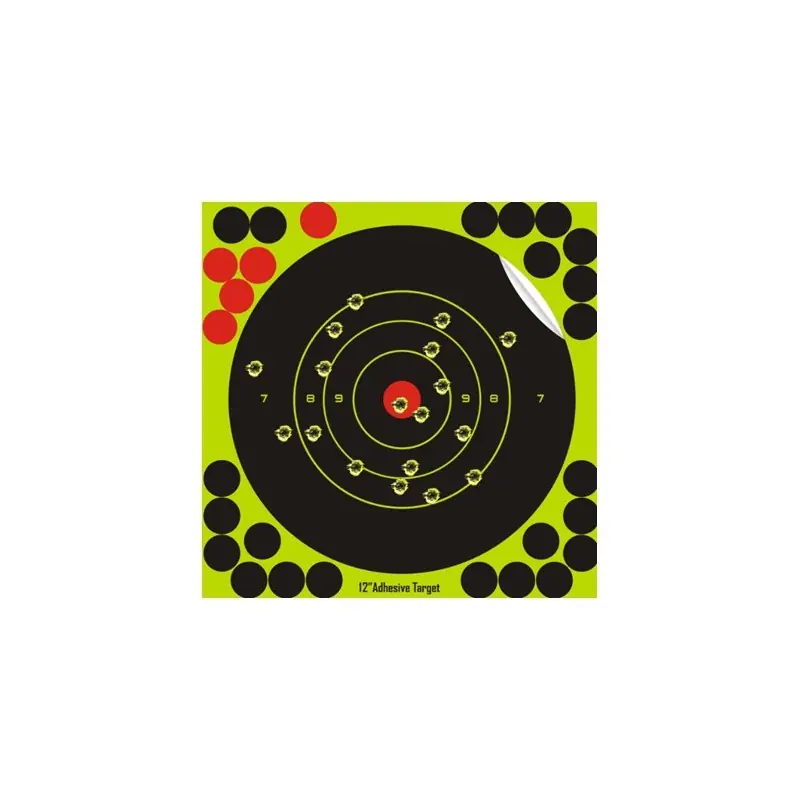 Tacband confezione da 25 bersagli reattivi adesivi 8"x8"
