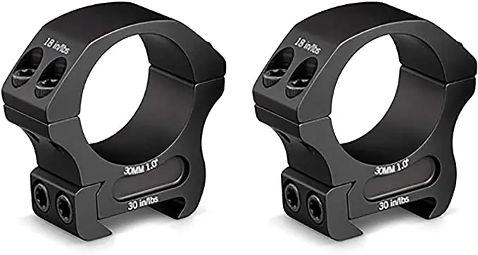Vortex Optics Anelli per Ottica Pro Series Diam. 30 mm.