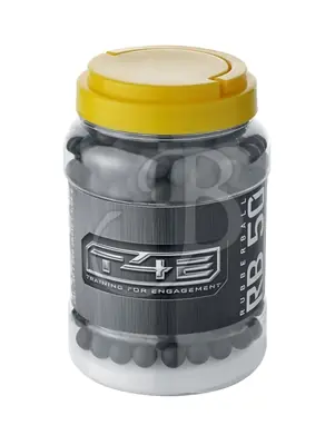 Umarex T4E Sfere di gomma nera RB 50 1,08 g cal.50 conf. 500 pezzi