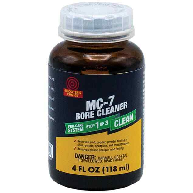 Shooter‘s Choice Mc 7 Bore Cleaner & Conditioner Bottiglia Vetro 4 oz.