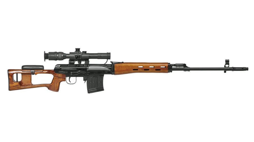 S.D.M. Carabina semiauto. mod. SVD DRAGUNOV SOVIET cal. 7.62X54MM