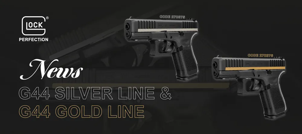 Glock pistola semiauto. mod. 44 Special Edition Gold Line cal. 22LR