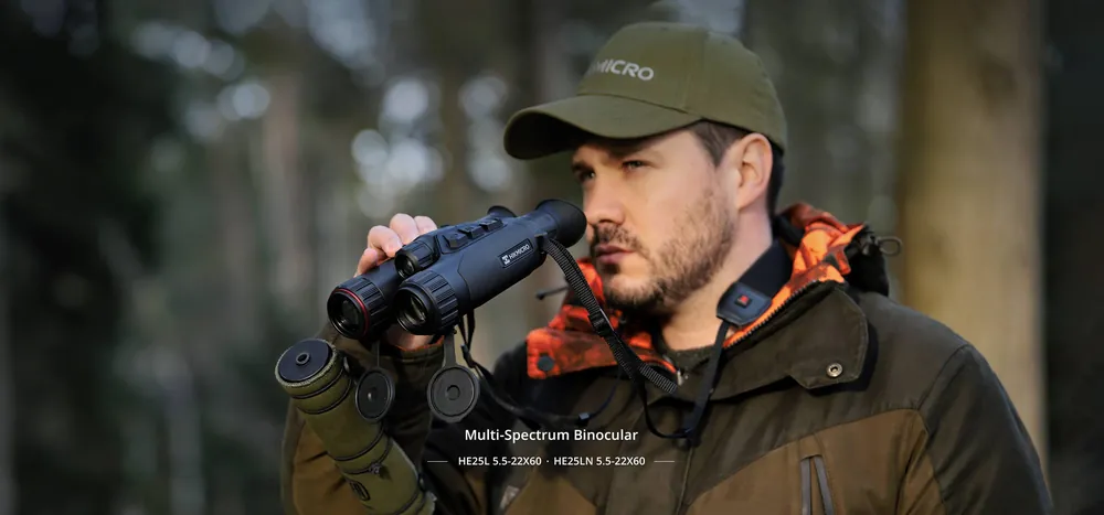 Hikmicro Binocolo termico mod. HABROK 4K 5.5-22X60 850Nm HE25L