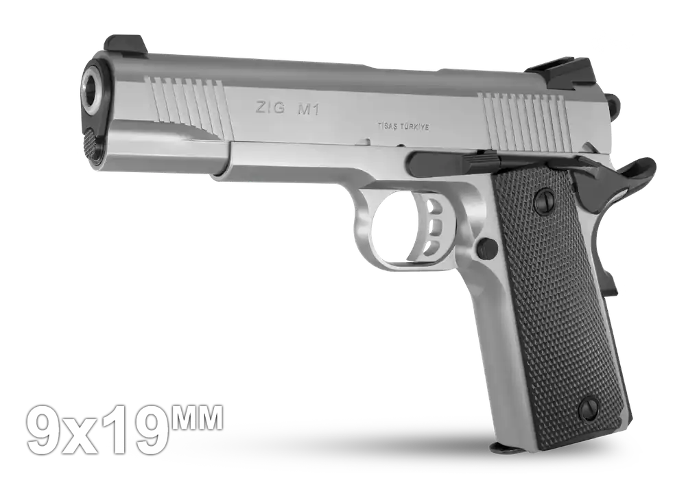 Tisas pistola semiauto. mod. ZIG M1 Stainless Steel cal. 9x19