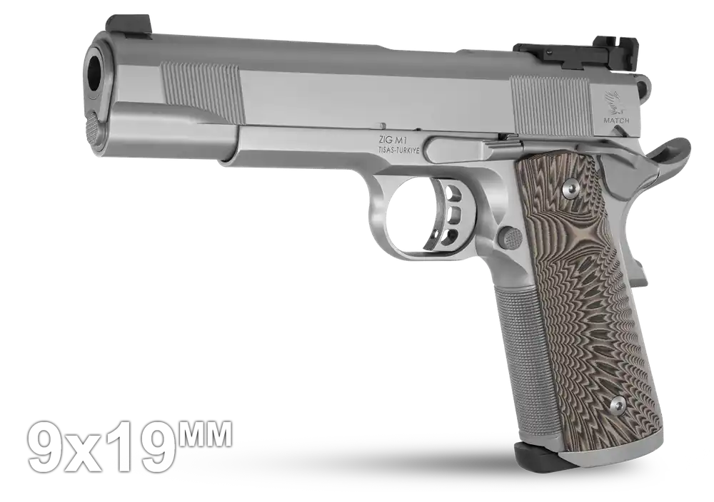 Tisas pistola semiauto. mod. ZIG M1 Match Stainless Steel cal. 9x19