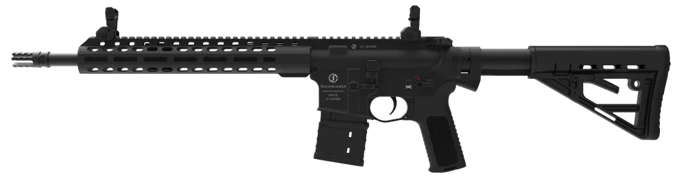 Schmeisser carabina semiauto. mod. M4FL canna 14,5" cal. 223 Rem.