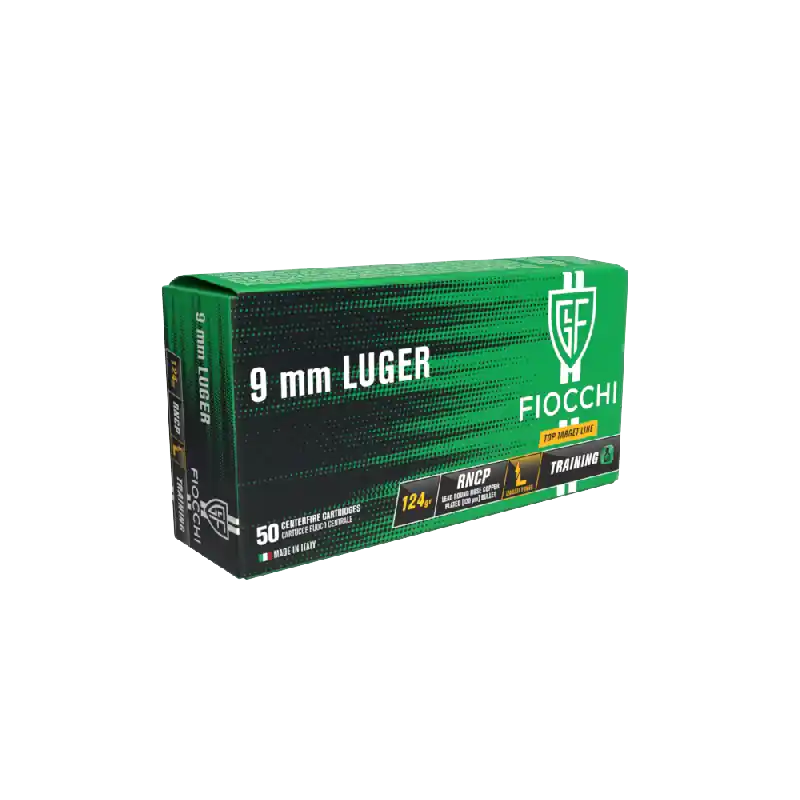 Fiocchi cartucce cal. 9x19 (9 Luger) 124 gr. RNCP Top Target