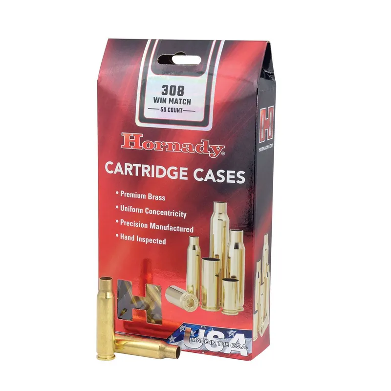 Hornady bossoli cal. 308 Winchester pacco da 50 pz.