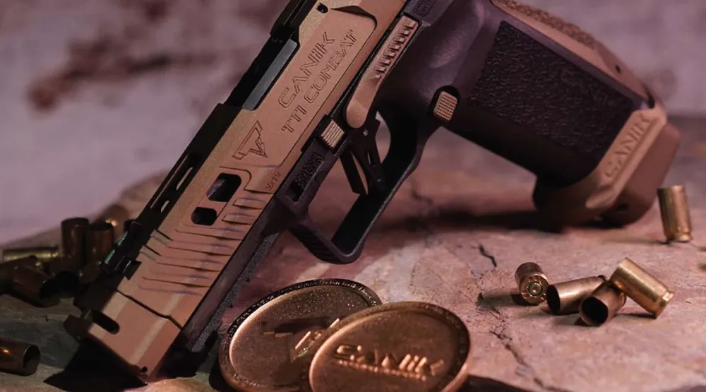 Canik pistola semiauto. mod. TTI Combat Bronze Slide cal. 9x19