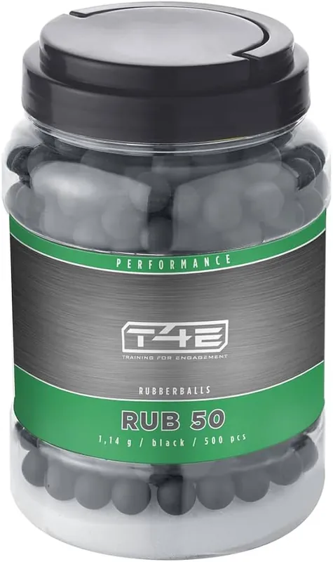 Umarex munizioni sfere RUB 50 cal. 50 1.08g. in gomma pacco da 500