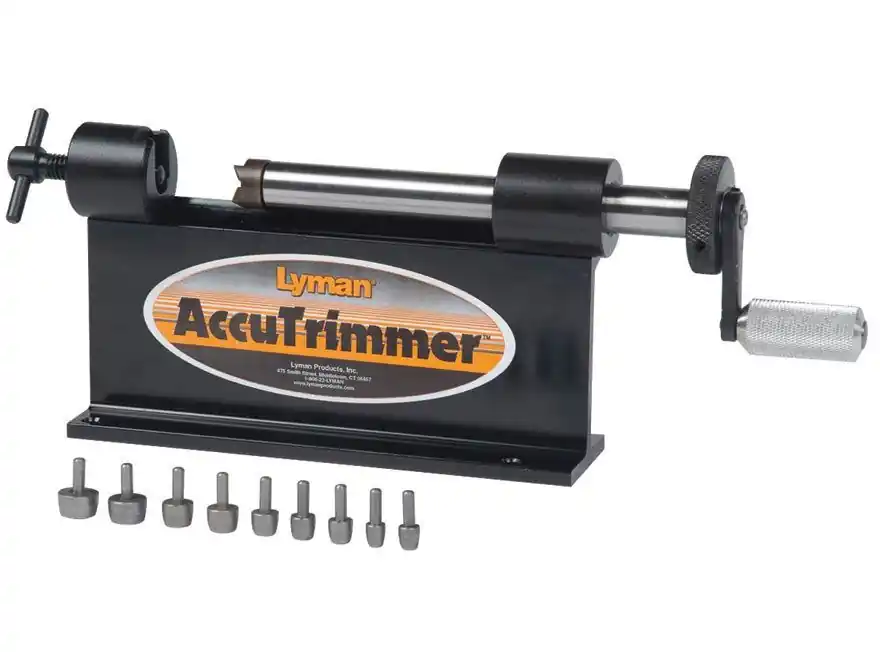 LYMAN AccuTrimmer Tornio per Bossoli con 9 Pilotini 7862210