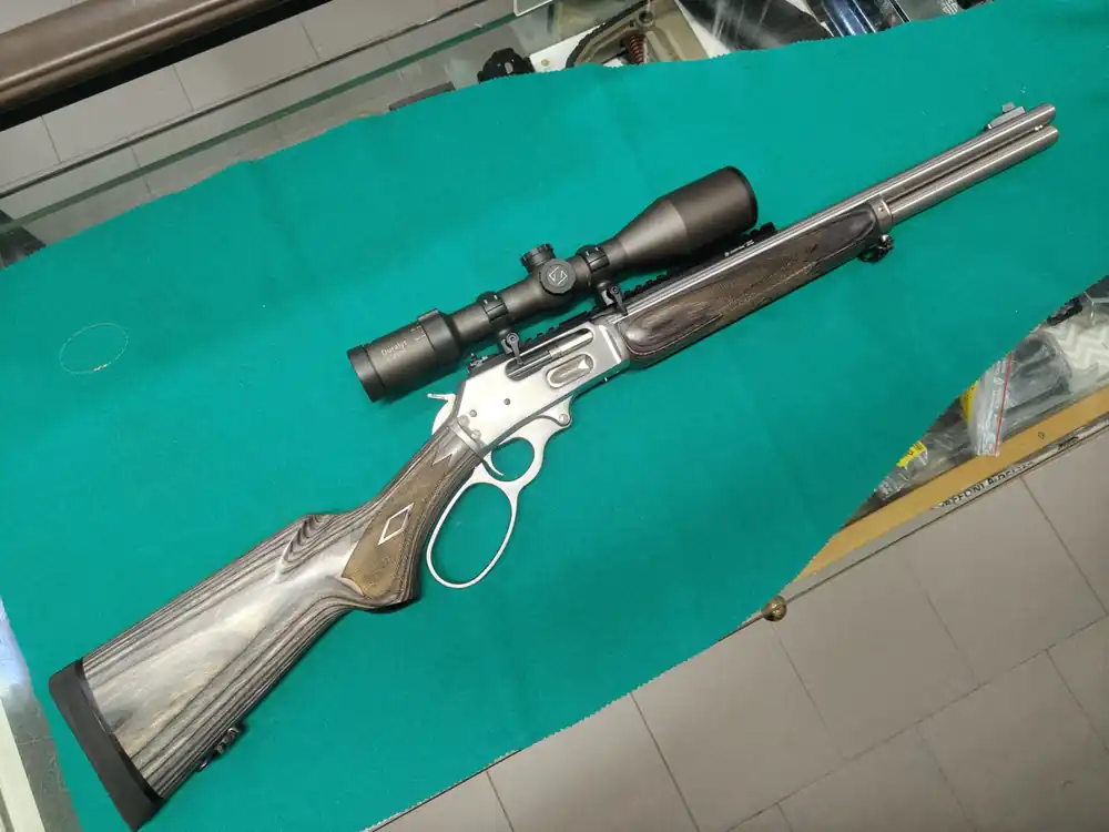 Marlin carabina a leva usata mod. 1895 SBL cal. 45-70 Govt. con Ottica Zeiss