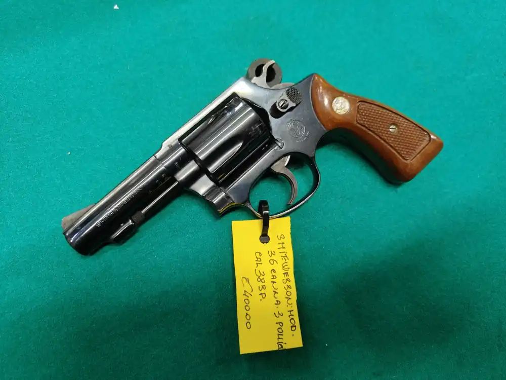 Smith&Wesson revolver usato mod. 36 canna 3" cal. 38 Special