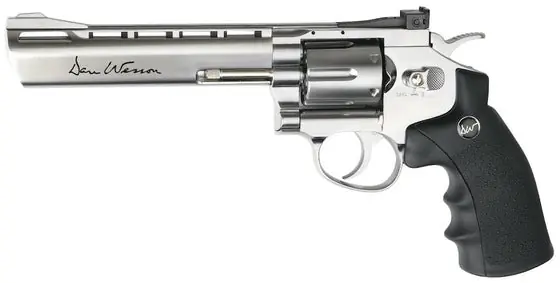 Revolver Dan Wesson Canna Inox Da 6‘‘ Cal. 4,5 Biglie Acciaio