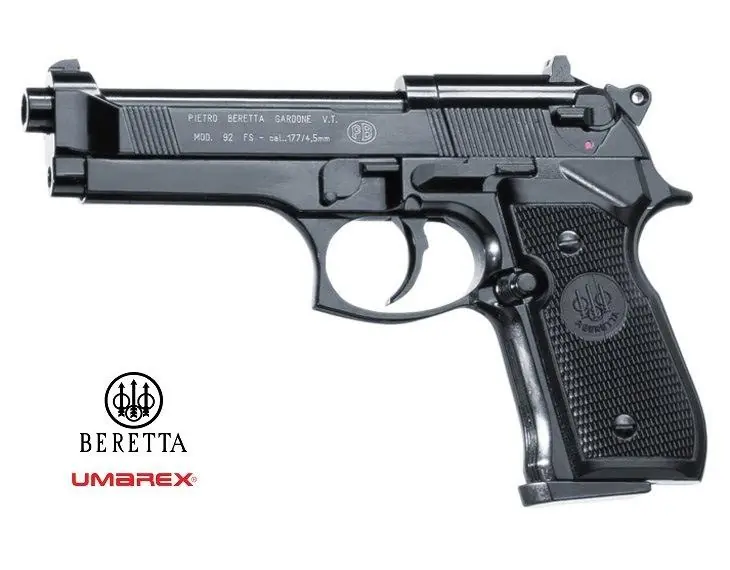 PISTOLA BERETTA 92FS CAL. 4,5 MM <7,5J PELLETS/DIABOLO NERA UMAREX